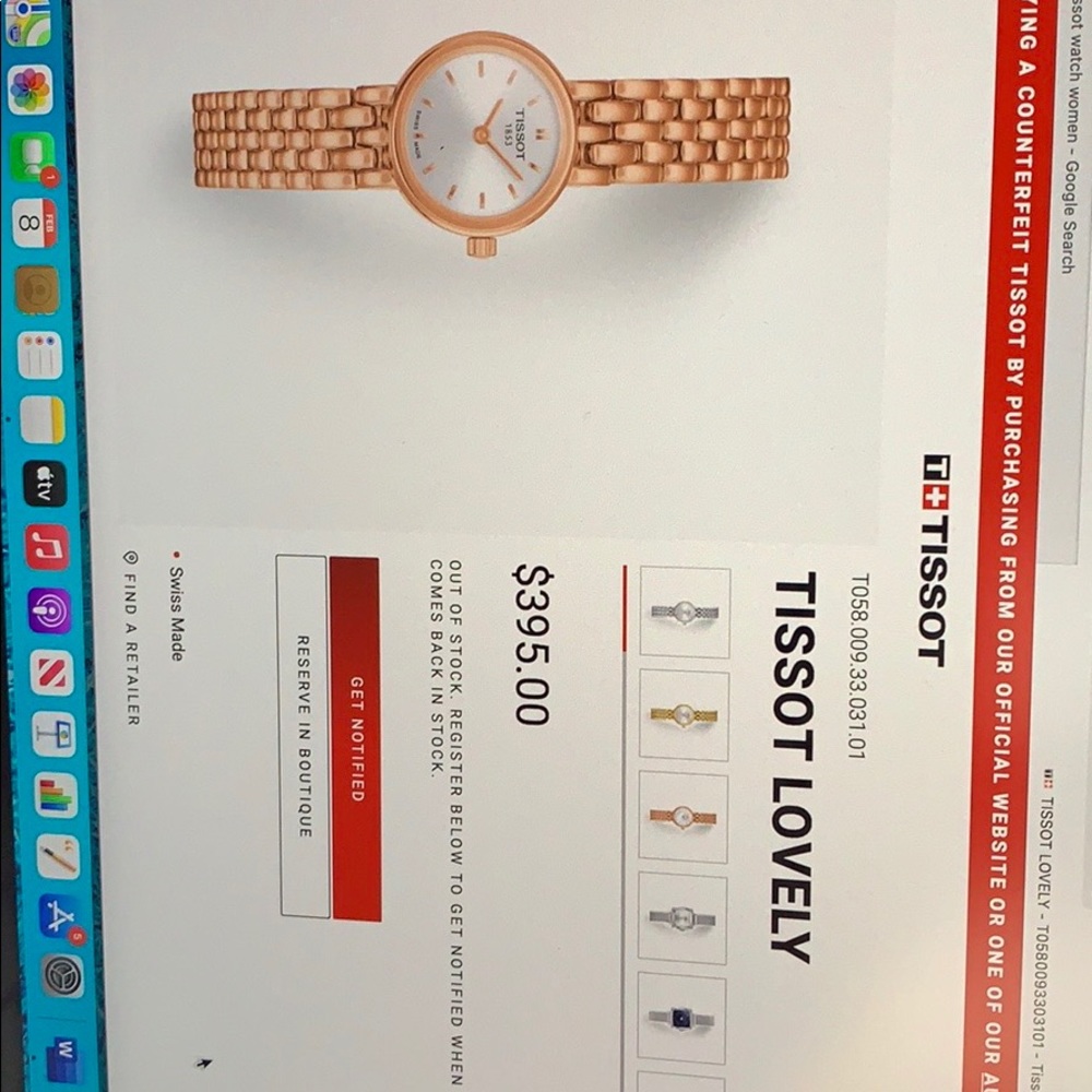 Swiss women’s watch.